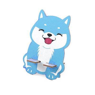 JJ CHEN Suporte Para Telefone Handphone/HP/Tablet Cartoon Animal Design Material De Madeira