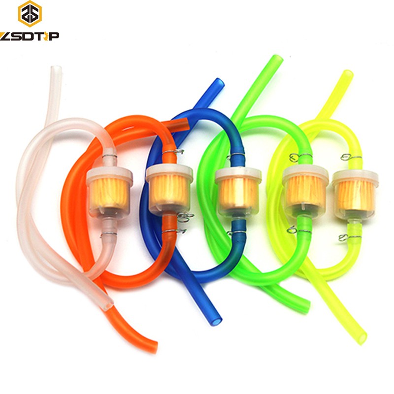 1 Pc Filtro De Combustível + Mangueira + Braçadeira Para Sujeira Pit Bike / Moto / Scooter / Atv em Oferta na Shopee