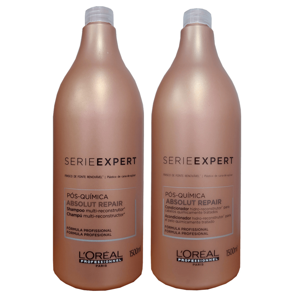 Kit Loreal PósQuímica Shampoo Condicionador 1500ml Shopee Brasil