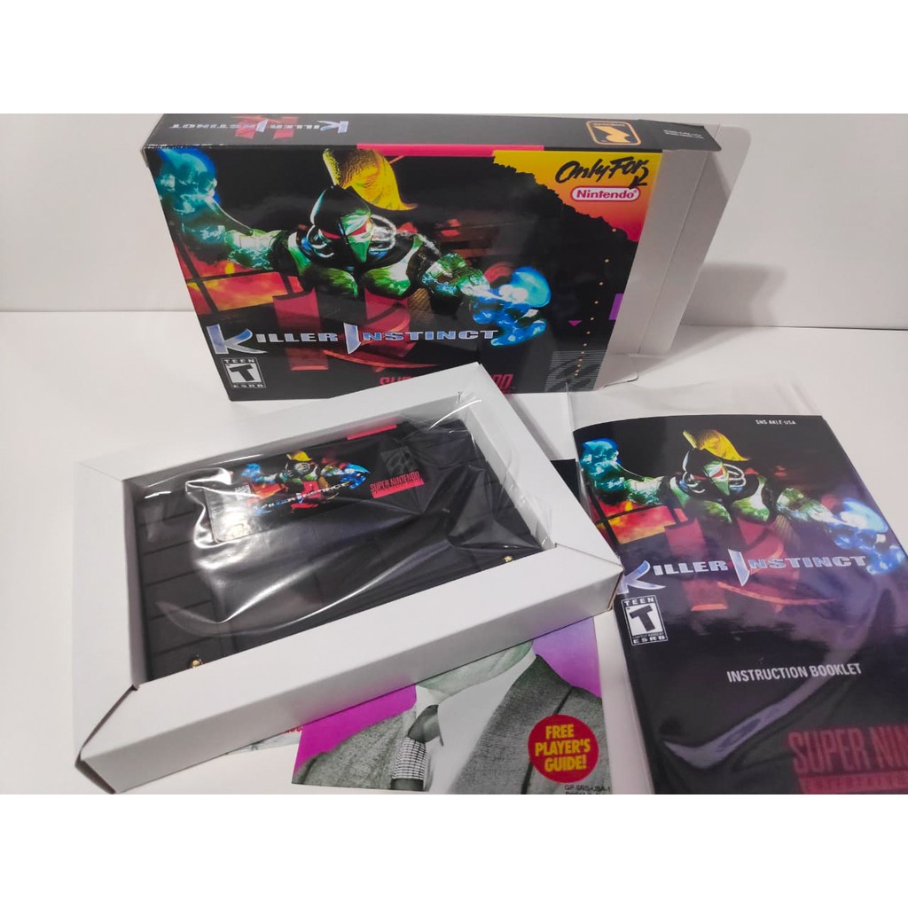 Killer Instinct com caixa e mini manual/poster lacrado