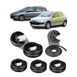 Jogo Borracha 4 Portas E Mala Peugeot 206 207 306 307 406 em Oferta na Shopee
