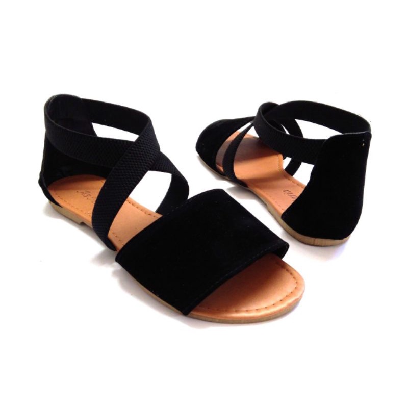 Sandália Feminina Confortável com Elástico Bico Redondo Leve, Macia e Ideal para Uso Diário e Casual em Oferta na Shopee