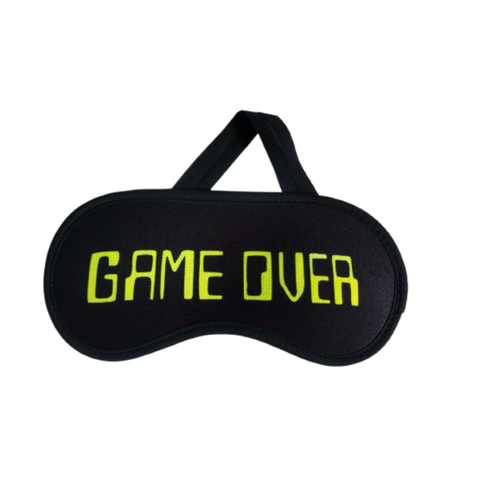 Máscara De Dormir personalizada Game Over