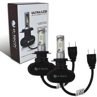 Lâmpada Ultra Led Encaixe H7 E-tech 8000k 6000 Lúmens Com Tempo de Vida de 40.000 Horas em Oferta na Shopee