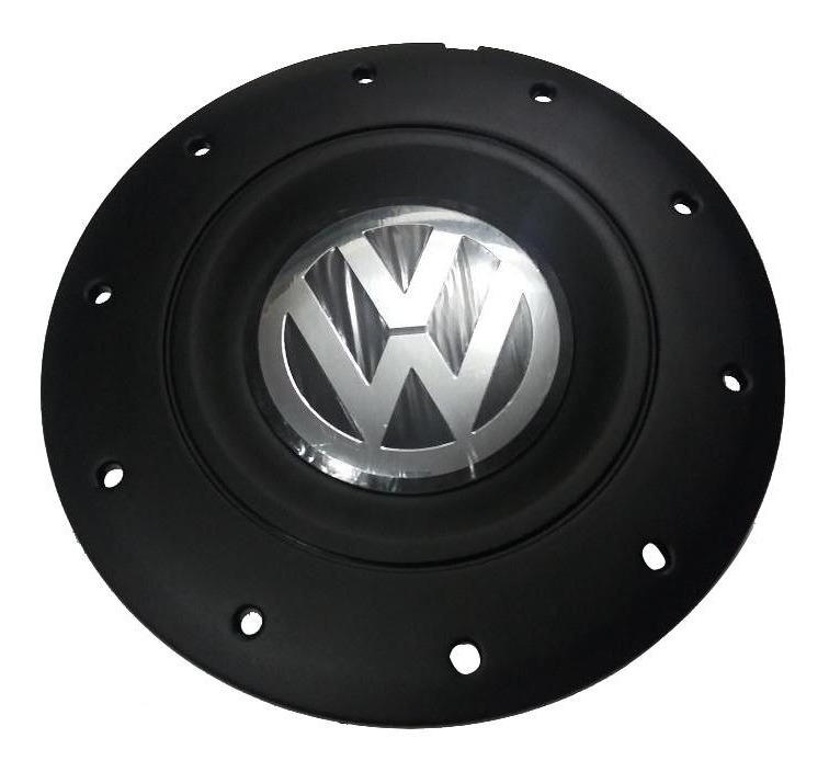1 Calota Centro Roda Ferro Vw Aro15 Modelo amarok 5x100 p/ Fox - Polo - space fox 5  Furos