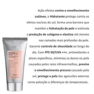 Hidratante Multiprotetor Tonalizante Diurno Make B. Skin 60g | Shopee ...