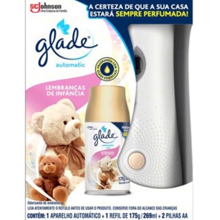Difusor De Ambientes Glade Odorizador Automático Aparelho + Refil 269ml em Oferta na Shopee