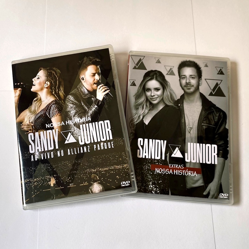 DVD Sandy e Junior Nossa História Ao Vivo no Allianz Parque 2020 Live Sandy e Junior 2020