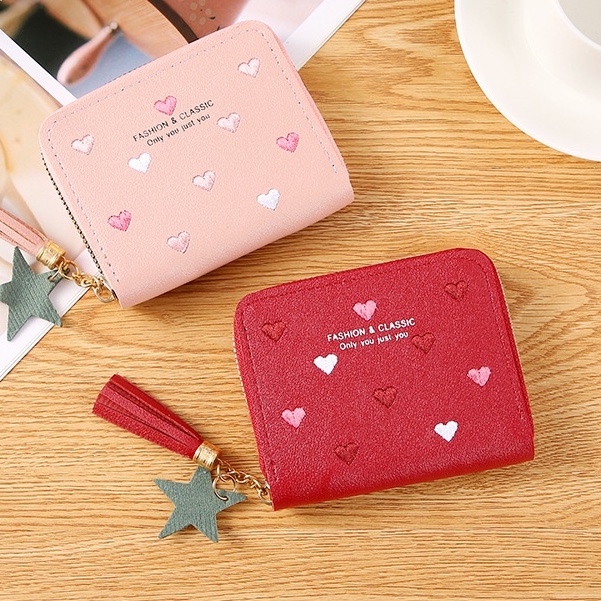 Carteira Feminina coração de amor /Bolsa Porta-Cartões/Bolsa De Mão/Porta-Cartões Carteira Feminina coração de amor /Bolsa Porta-Cartões/Bolsa De Mão/Porta-Cartões