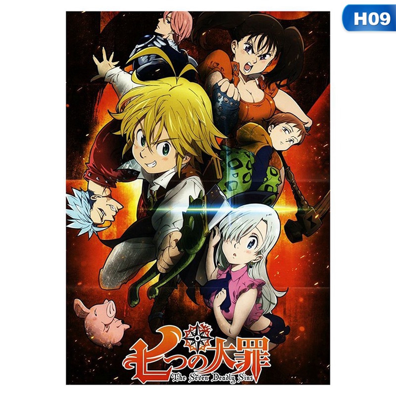 ♡ Poster Nanatsu no Taizai ♡ Os Sete Pecados Capitais ♡ The