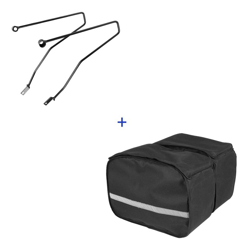 Kit Viagem T120 Bonneville Afastador + Alforge Lateral 28 Litros