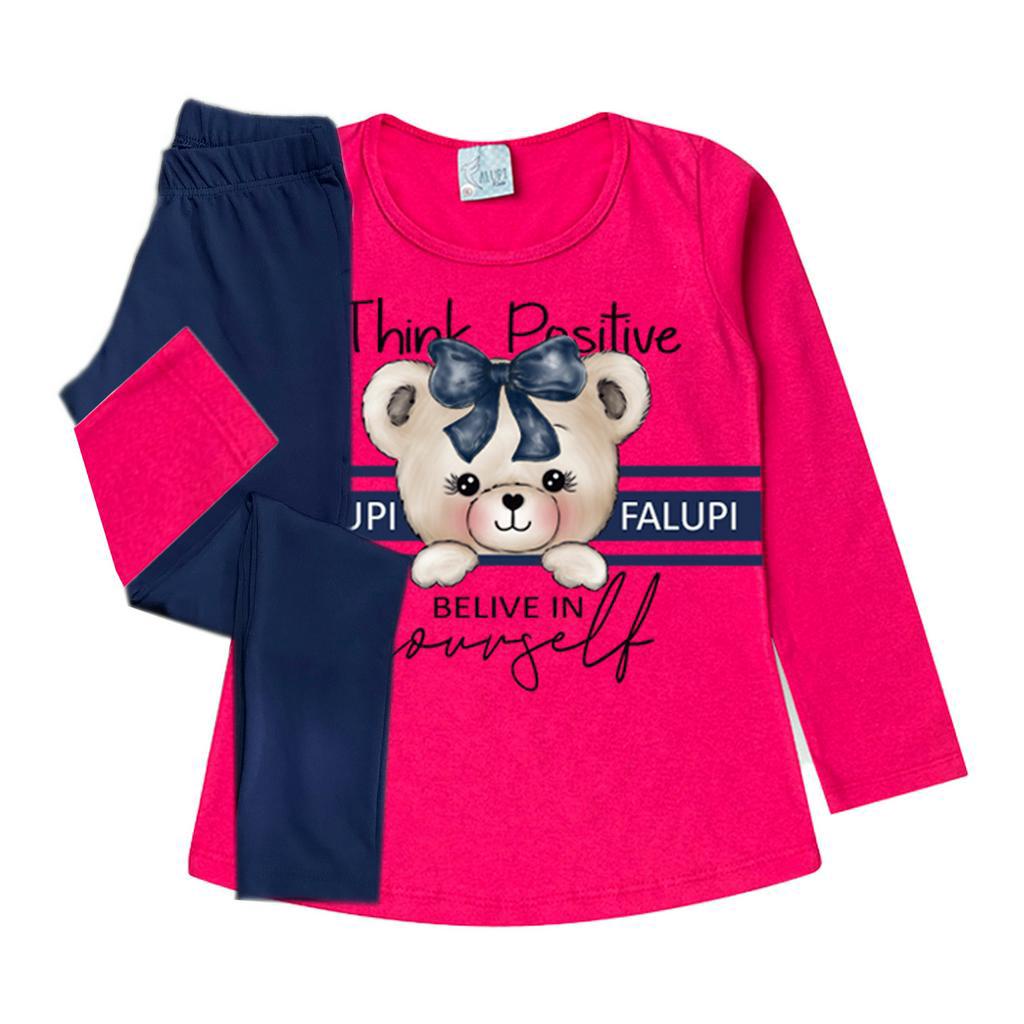 Conjunto Infantil Meia Estação Inverno Feminino 2 ao 12 em Oferta na Shopee