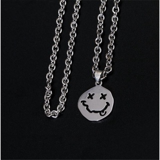 bingo Mulheres Gothpunk Hip Hop Smiley Pingente Colar