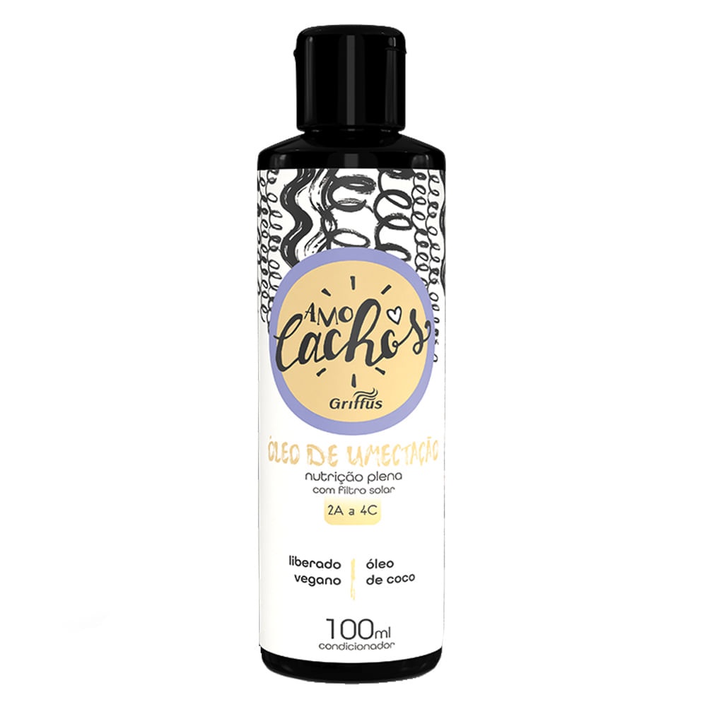 Óleo de Umectação Amo Cachos Griffus - Coco - 100ml