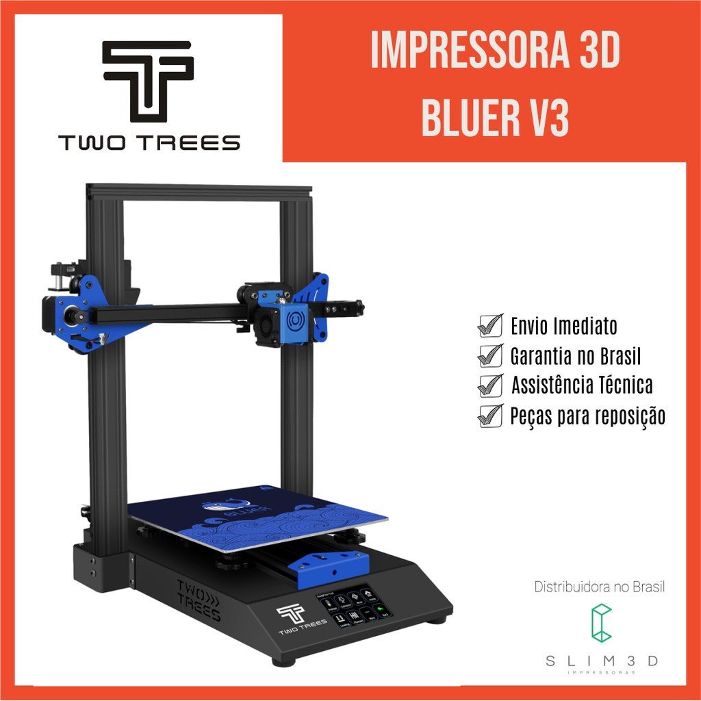 Impressora 3D Bluer Silence - Two Trees