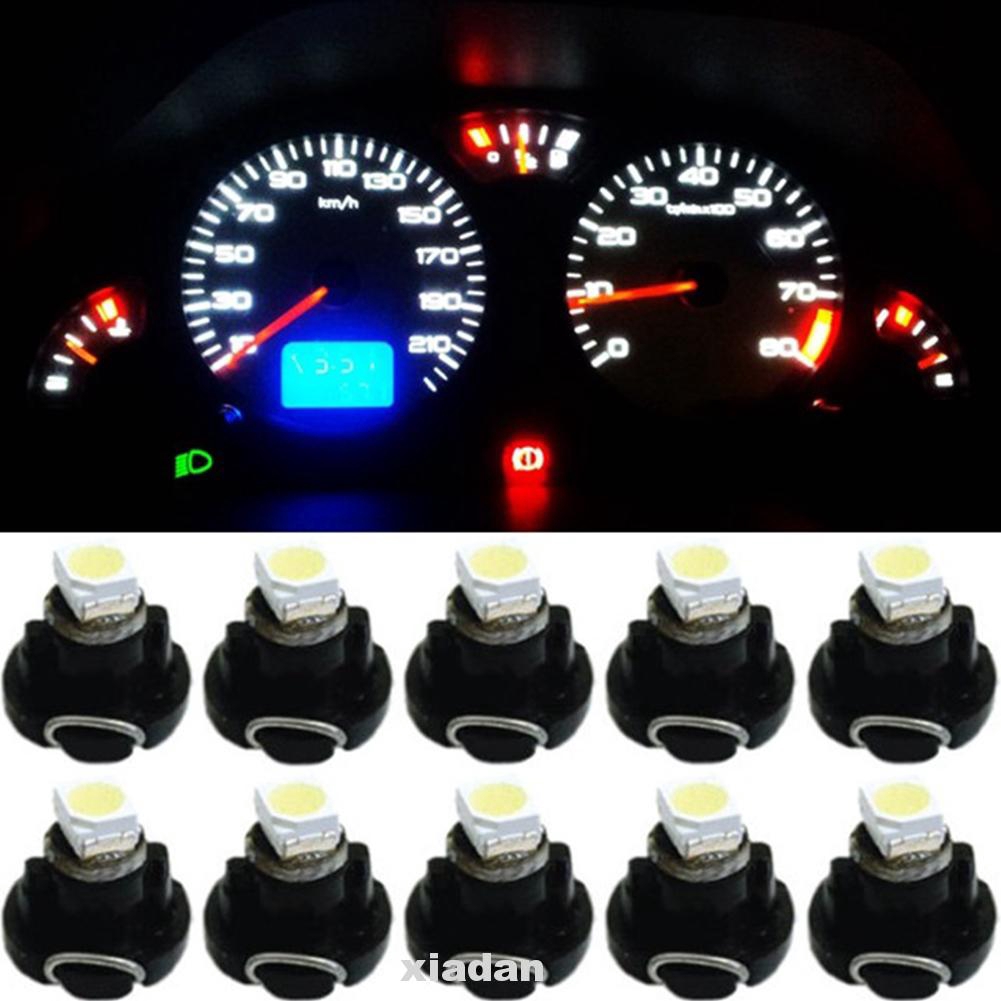 12V 0.2W T3 Led Lamp Car Light Bulbs Dashboard 10x Shopee Brasil