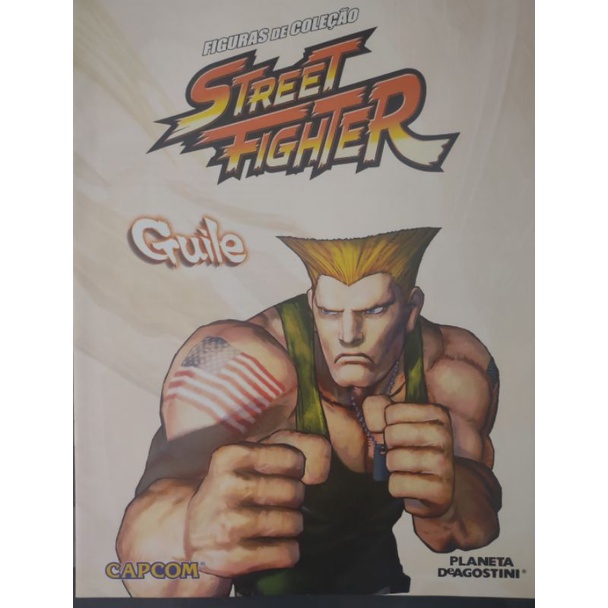 Fascículo pôster Street Fighter Guile