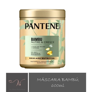 Máscara De Tratamento Capilar Pantene Pro-v Bambu Com 600ml em Oferta na Shopee