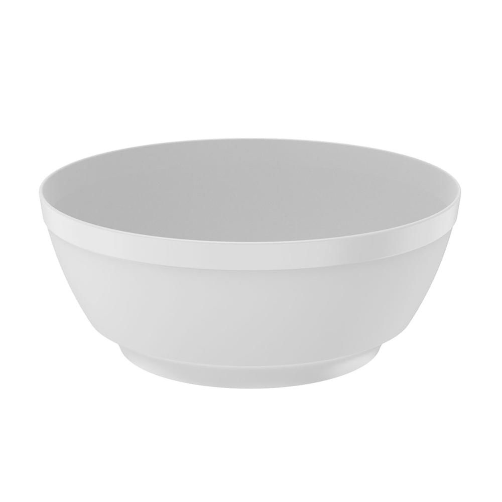 Saladeira Redonda Luna 3,5 Litros SL230 Branco OU - Home & Living