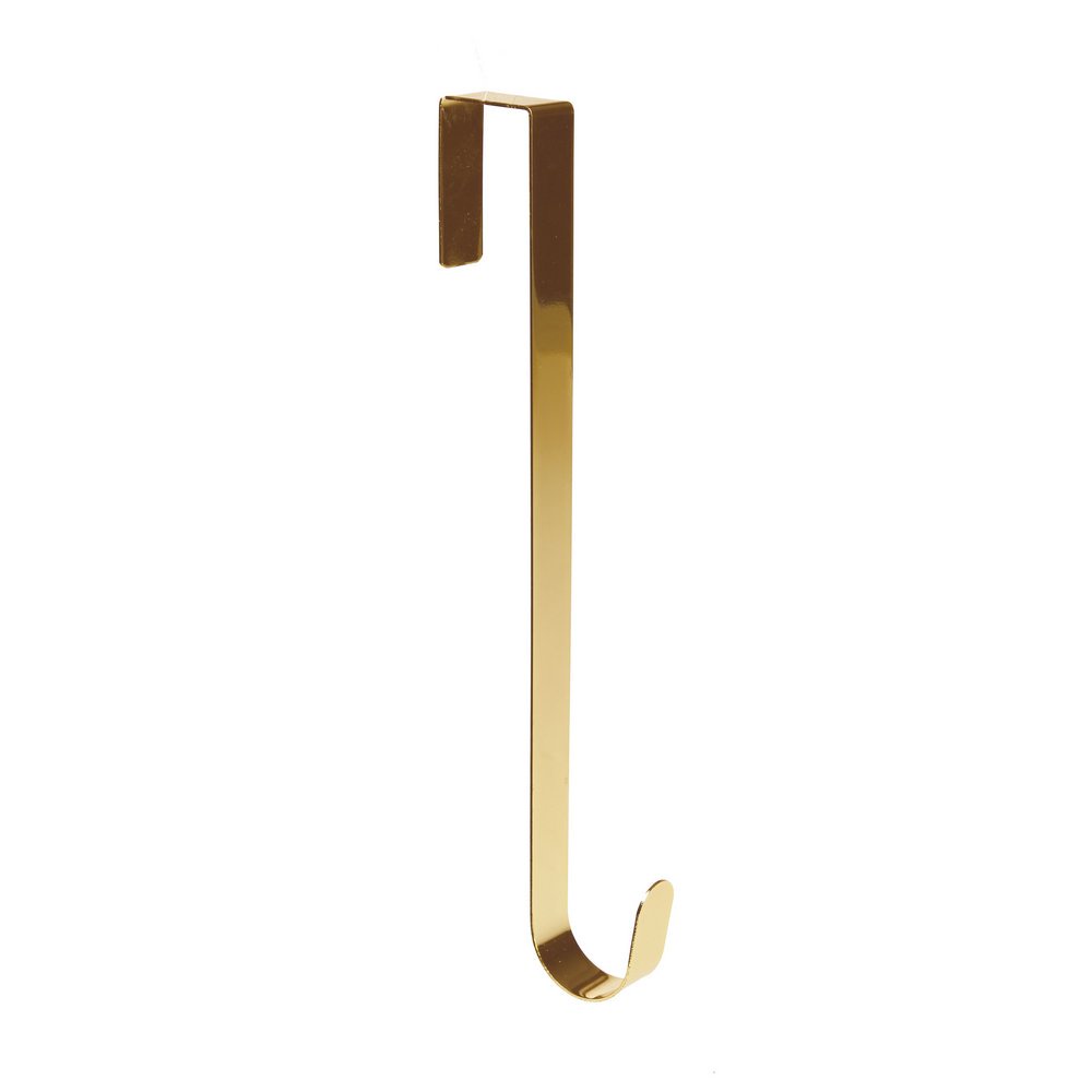 Gancho Suporte para Guirlanda Básico Liso Ouro 38cm - 01 unidade - Cromus Natal - Rizzo Embalagens - Home & Living