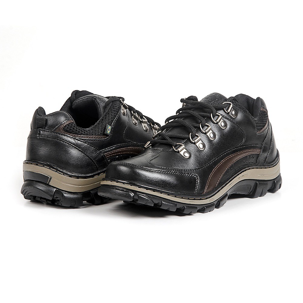 bota coturno adventure masculino couro legítimo 3206