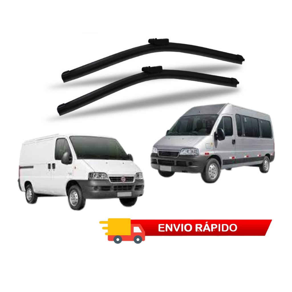 Par Palheta Limpador Parabrisa Ducato Boxer Jumper 1998 a 2017
