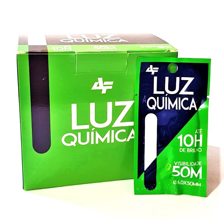 Luz Química Albatroz Fishing - Iluminador 6.0 x 50mm Cartela C/ 2 Unidades