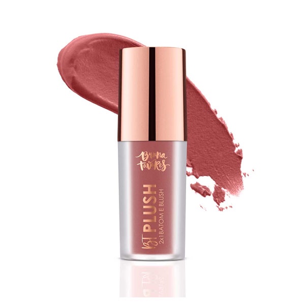 Batom E Blush 2 Em 1 Bruna Tavares Bt Plush Vintage
