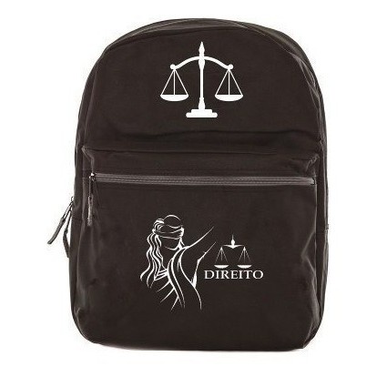 Mochila Unissex Direito Faculdade Bolsa Advocacia - Promoção - A Melhor ...