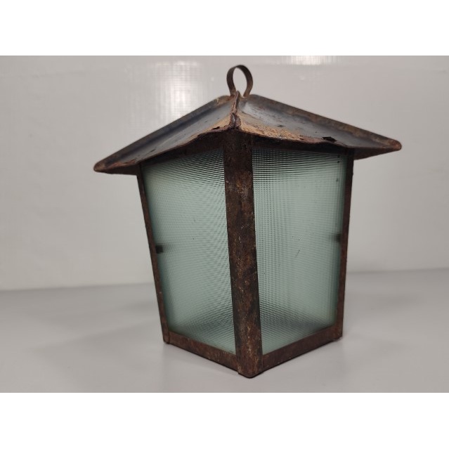 Antiga Luminária Teto Retro Arandela Vintage Ferro Decor ok