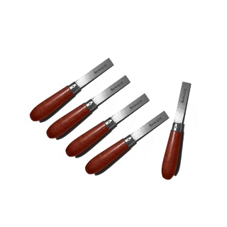 Kit 5 Espátulas 2cm Em Aço Flexível P/ Vidraceiro