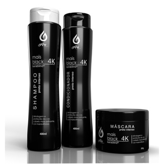 Kit Matizador Cabelo Preto Mais Black Any Liss. Capilar