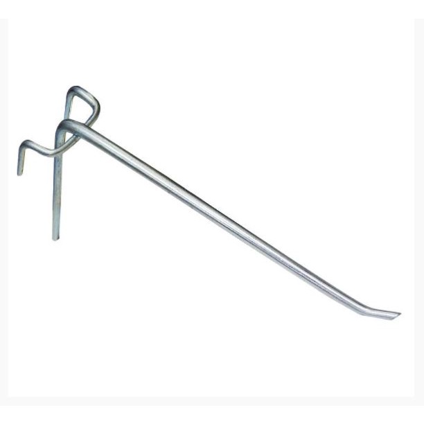 12 Ganchos Expositor Para Tela Aramado galvanizado em Oferta na Shopee