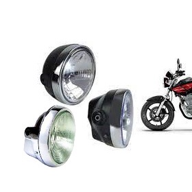 Farol Completo Modelo Moto Honda Com Lente De Vidro Cbx 200 Strada