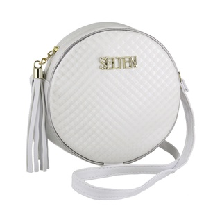 Bolsa Feminina Transversal Redonda Alça Com Regulagem 3d Selten