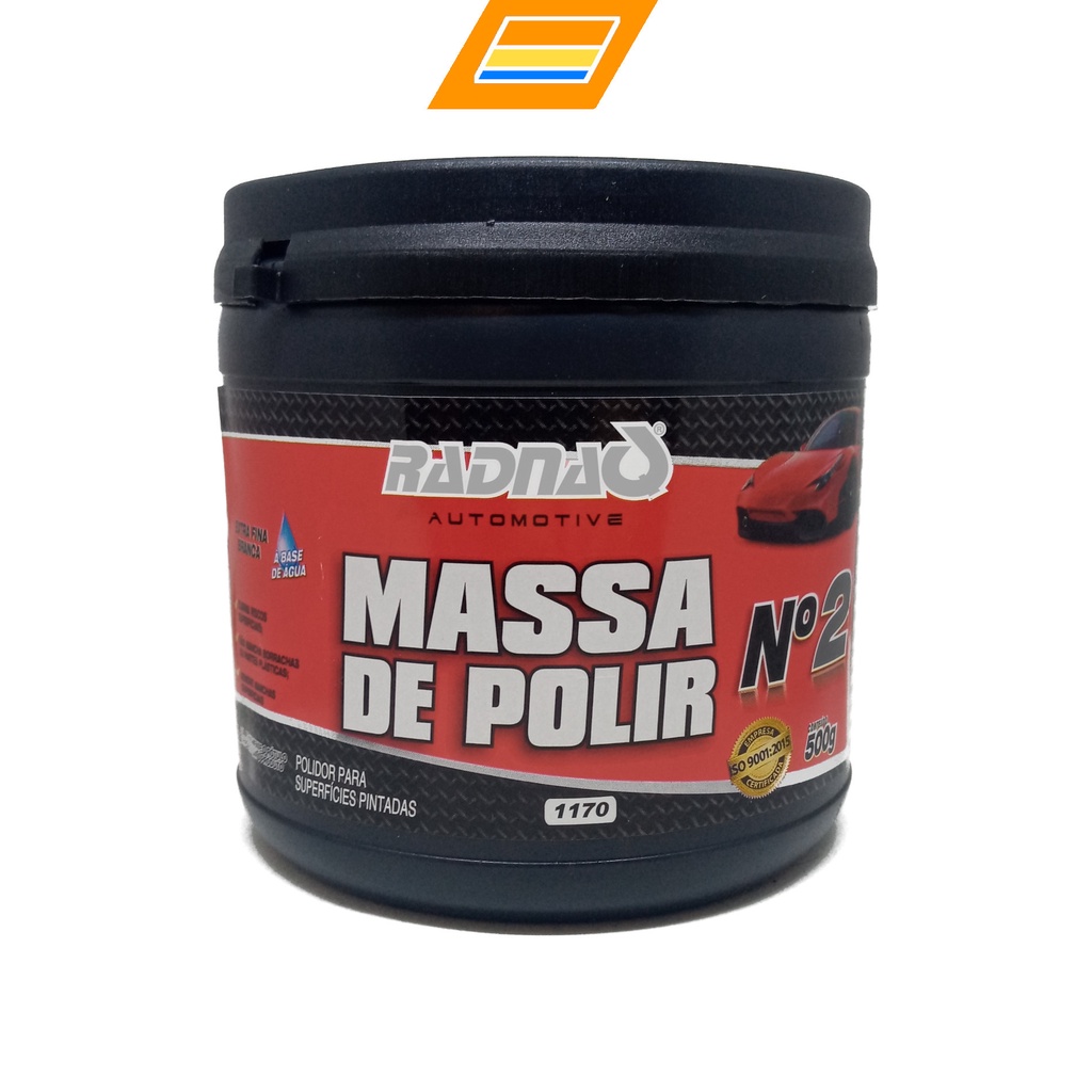 Massa de Polir N2 Radnaq 500g para Carros e Uso Automotivo | Shopee Brasil