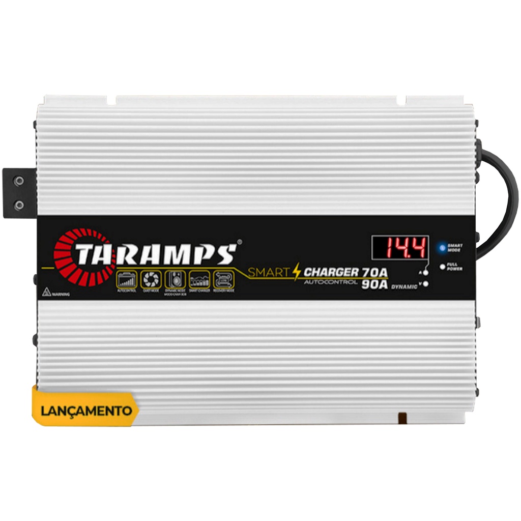 Fonte Automotiva Taramps 70a ~ 90a Dinamic Bivolt Voltímetro