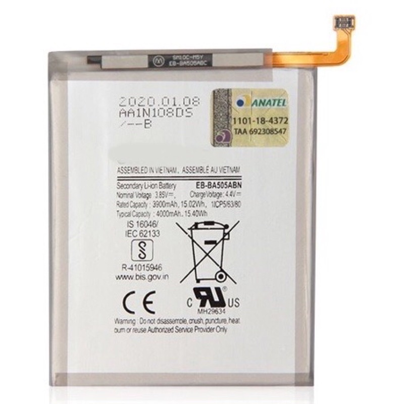 Bateria Para A20/A30/A30s/A50 - EB-BA505