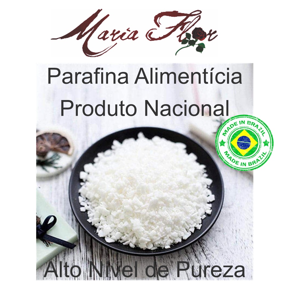 Parafina 100% Alimentícia Doces Culinária - 500gr
