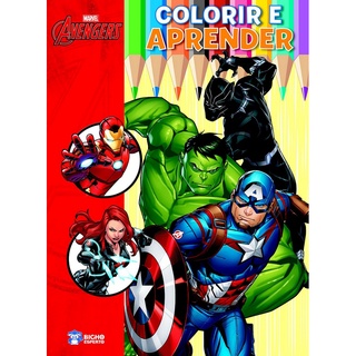 Colorir e Aprender Marvel - Vingadores