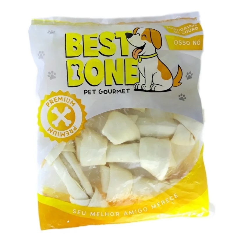 Osso Nó 1kg Tam 7/8 Polegadas Petisco Ossinho