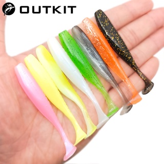 OUTKIT Novo 20 Pçs/Lote Wobblers Pesca Da Carpa Iscas Soft Artificiais De Silicone Produtos Para