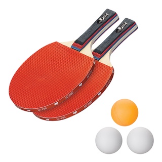 Kit Ping Pong 2 Raquetes Emborrachadas 3 Bolinhas