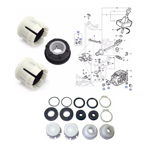 Reparo Alavanca E Trabulador Corsa Celta Ate 05 em Oferta na Shopee