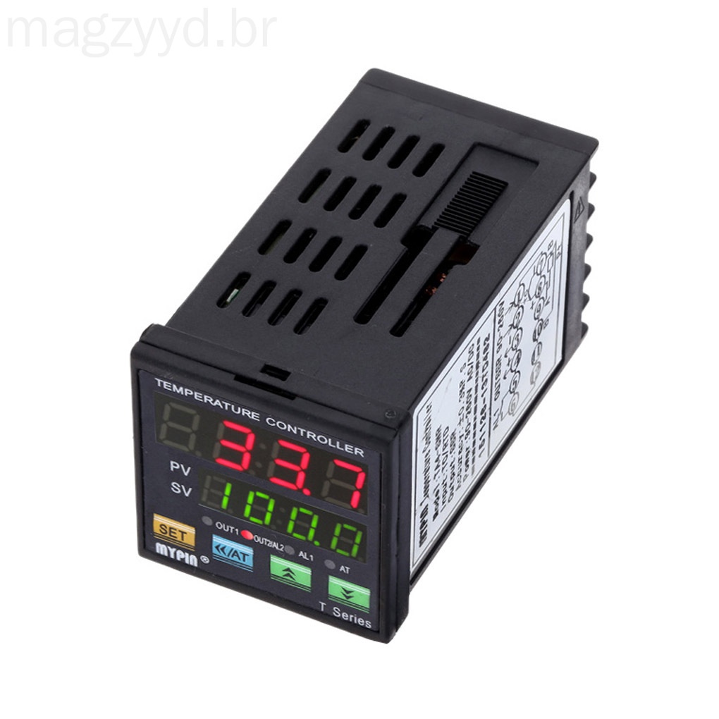 90-265V Digital F/C PID Temperature Controll Thermosta TA4-SSR 2 Alarms+40 A SSR 