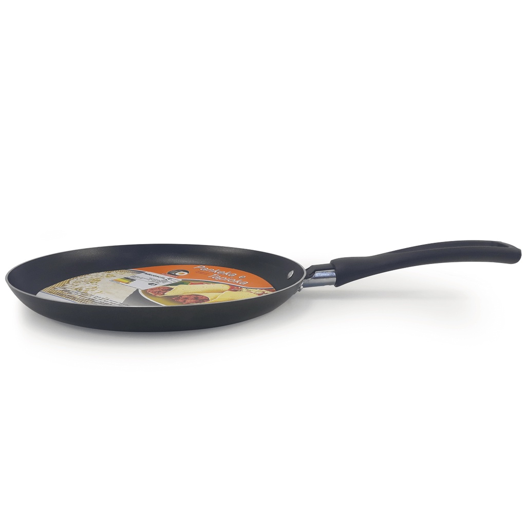 Panela Frigideira Dona Chefa Antiaderente Panquequeira Tapioqueira Teflon Cabo Baquelite Resistente