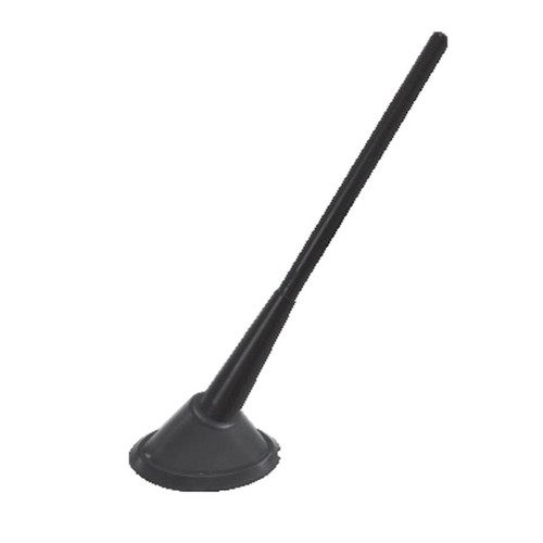 Antena Automotiva Haste Decorativa Universal Preta ABS