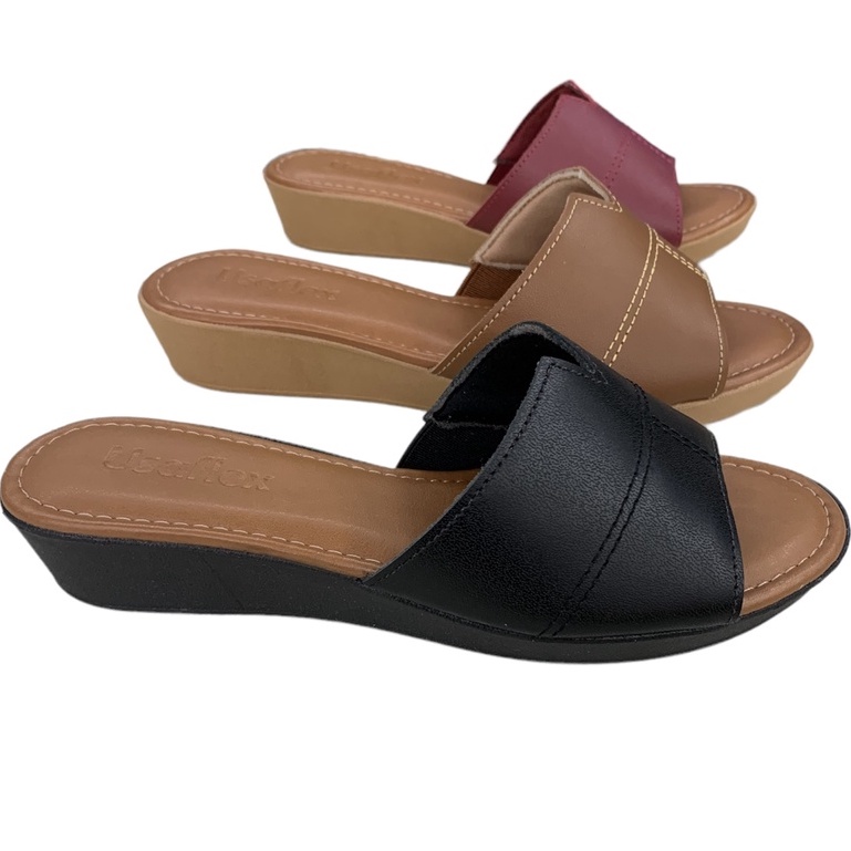 tamanco usafléx feminino anabela 3 cm tipo ortopédico 3303 números até 42 !!!!!!
