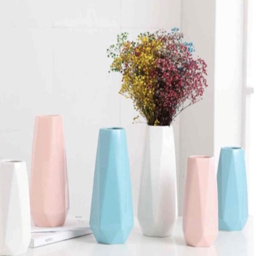 Vaso De Plãstico Imitação De Cerâmica decoração, festa 21,5x8