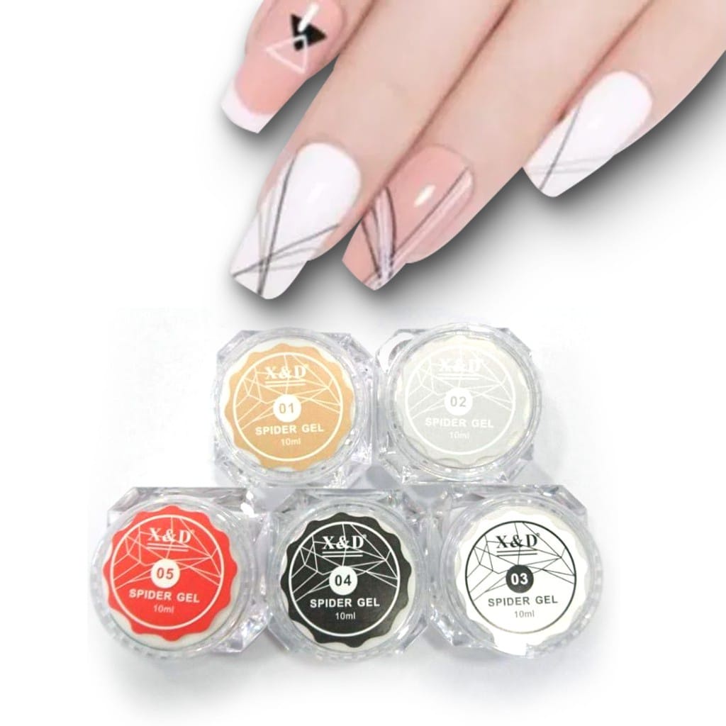 Gel Spider Teia De Aranha P/ Decoração De Unhas Gel